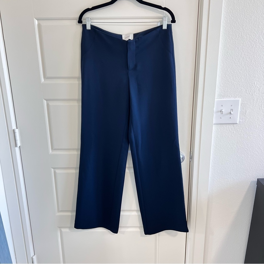 Reformation Navy Pants